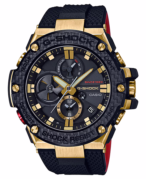 Золотой G-Steel к 35-летию G-Shock: Den Getat показывает лимитку GST-B100TFB-1A