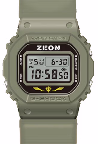Casio DW-5600-Gundam-Zeon-Army