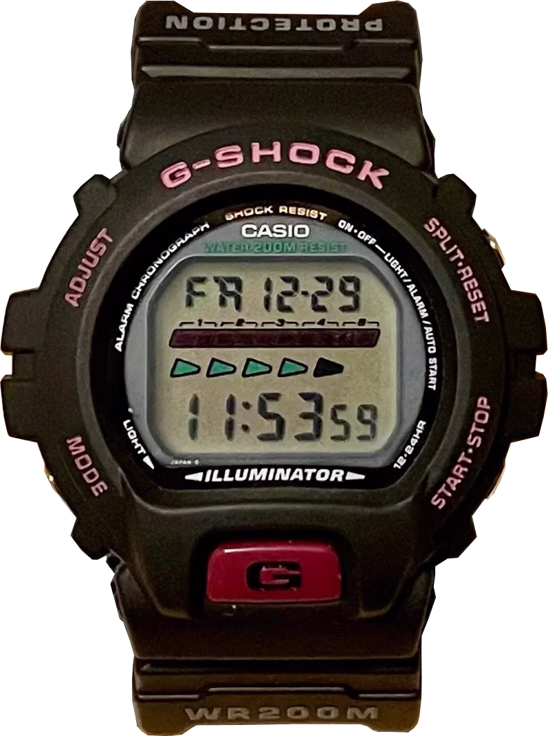 Casio DW-6600-Inline-Skating-Pink