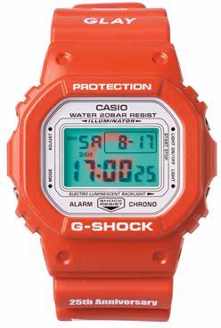 Casio DW-5600-Glay-Red