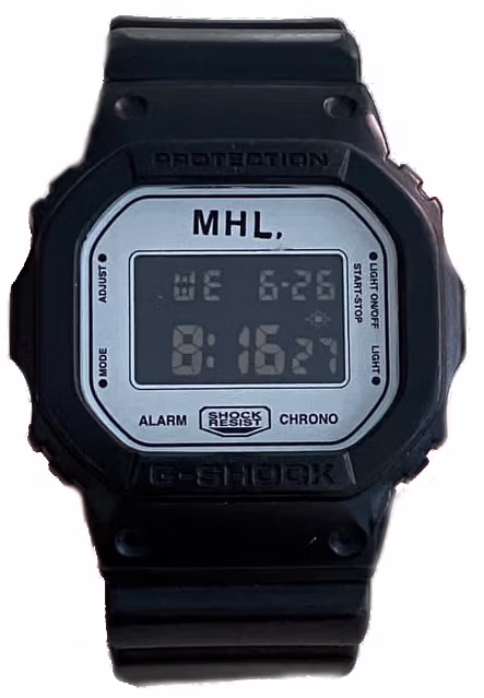 Casio DW-5600-Margaret-Howell-Black-White