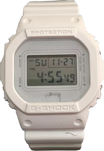 Casio DW-5600-Stussy-Brick-White