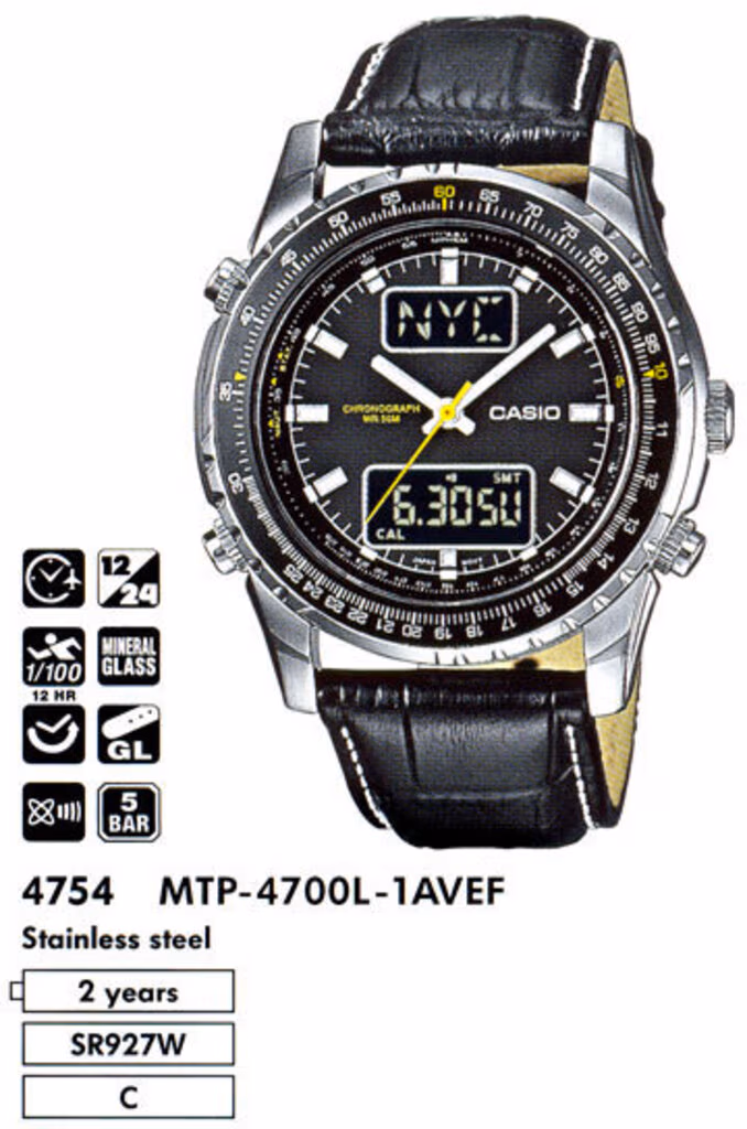 Casio MTP-4700L-1