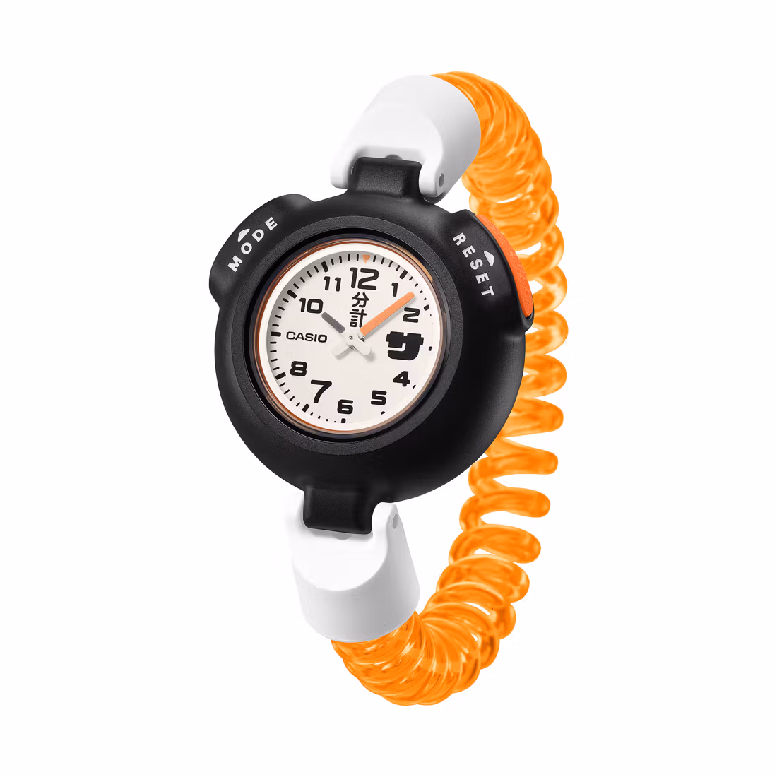 Casio SAN-100H-7B — с бело-оранжевым браслетом